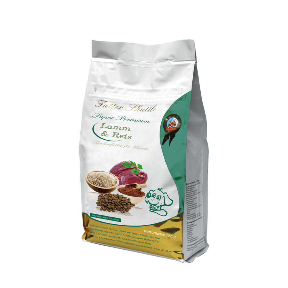 Hundefutter Sparpaket Super Premium – Geflügel & Lamm & Reis Sensitiv – 4 × 3 kg