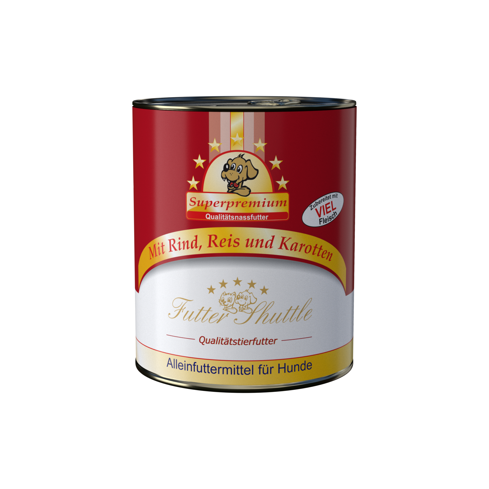 XXL Sparpack Hunde Nassfutter 108 × 800 g – Premium Metzgerqualität | Alleinfuttermittel für Hunde