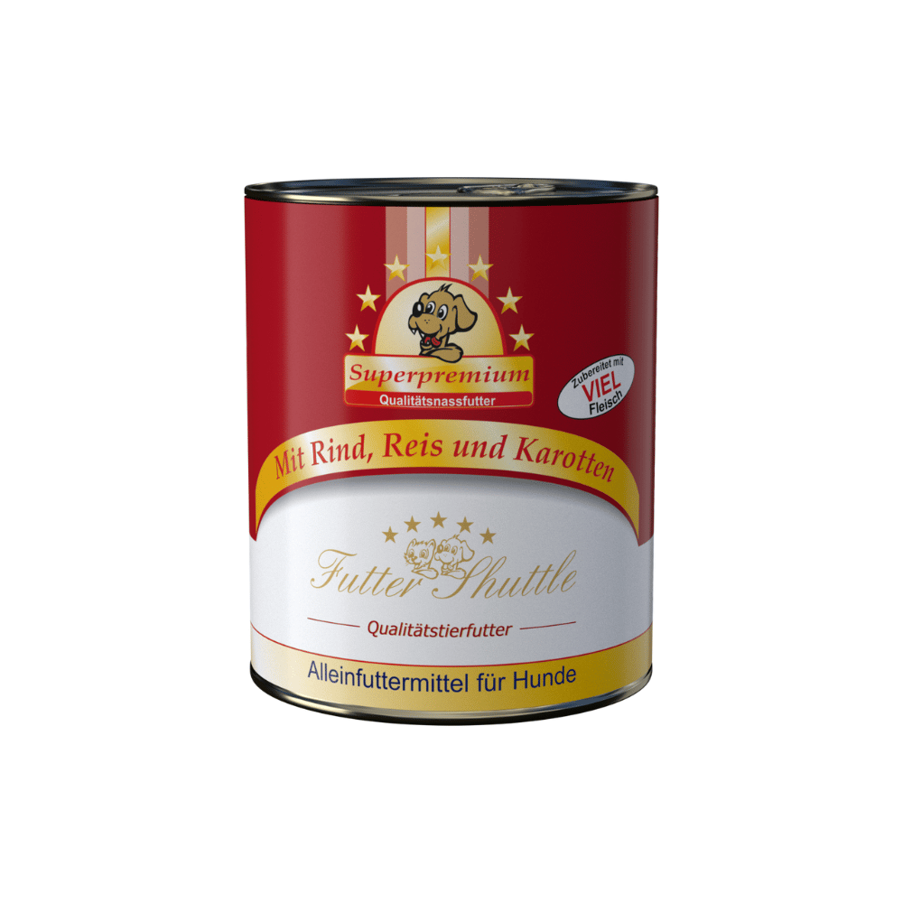 XXL Sparpack Hunde Nassfutter 108 × 800 g – Premium Metzgerqualität | Alleinfuttermittel für Hunde