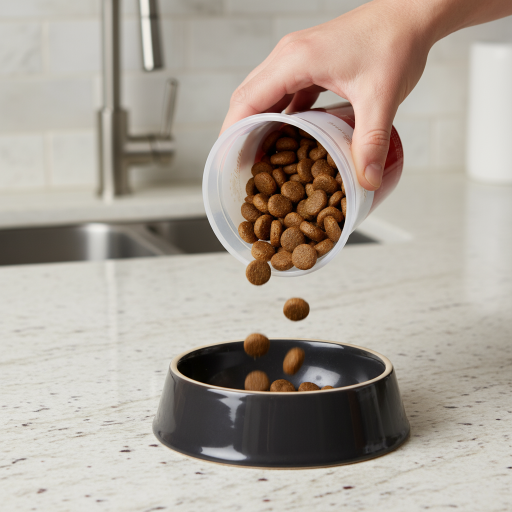 Futter Shuttle Messbecher 200g – Präzises Portionieren für Hunde- und Katzenfutter Futter Shuttle Messbecher 200g – Präzises Portionieren für Hunde- und Katzenfutter
