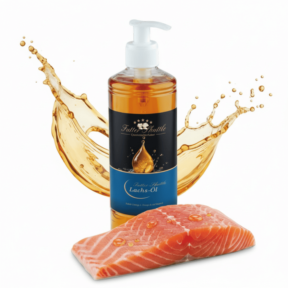 Lachsöl Hund Katze 500 ml – Reines Fischöl mit Omega-3 & Omega-6