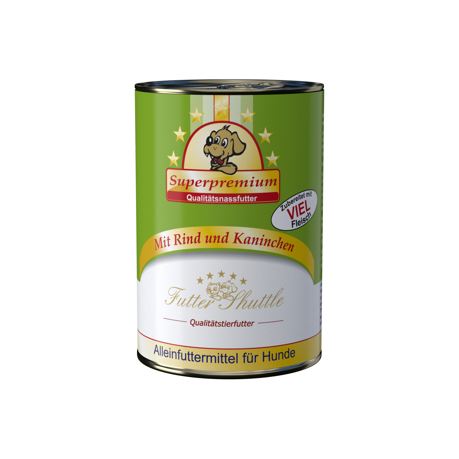 Angebot Hunde Nassfutter XL Sparpaket – Deutsches Metzger-Nassfutter Mix – 54 × 400 g Dosen