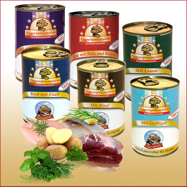 Probierpaket Hunde Nassfutter als Auswahl