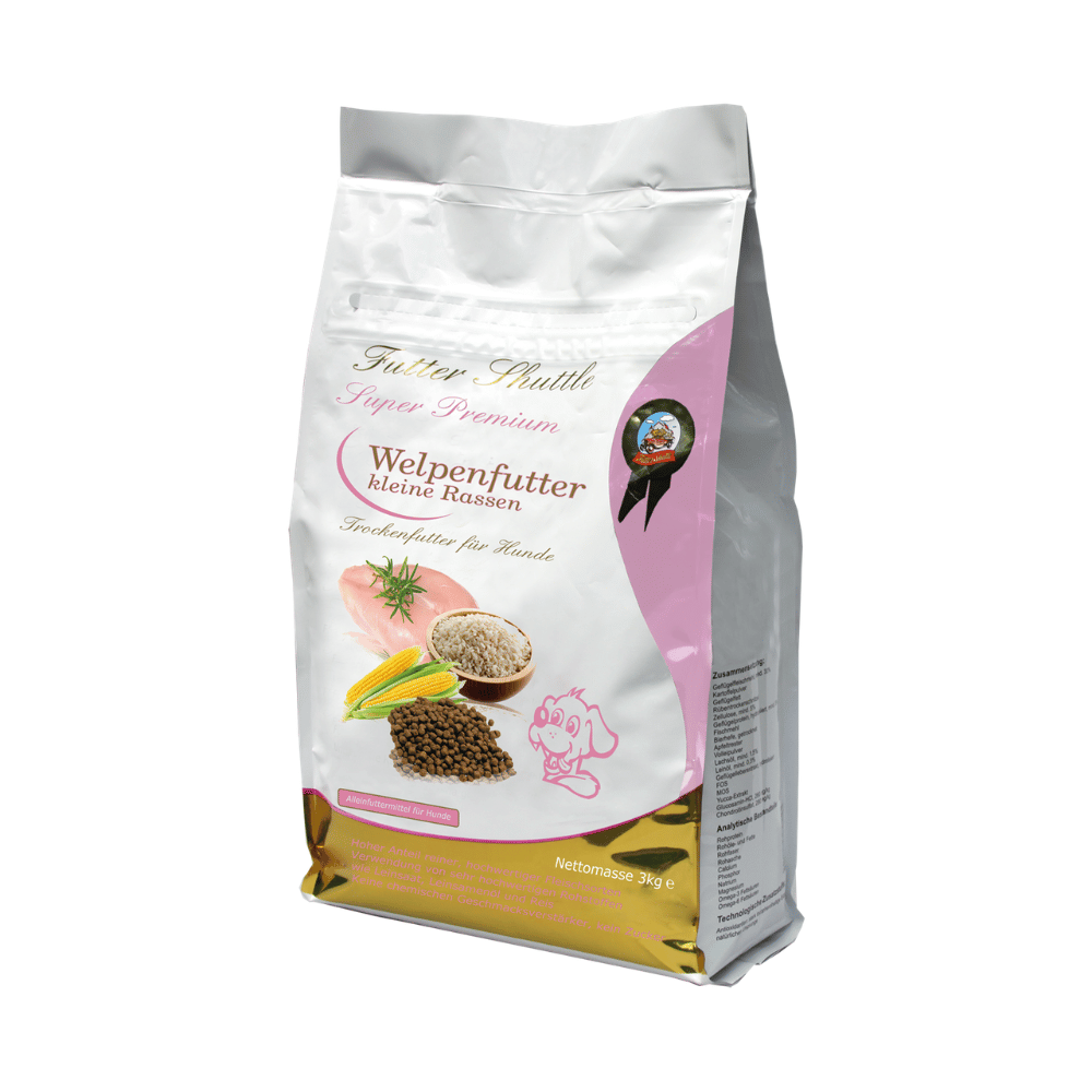 Welpenfutter für Kleine Rassen - Trockenfutter in Super Premium Qualität