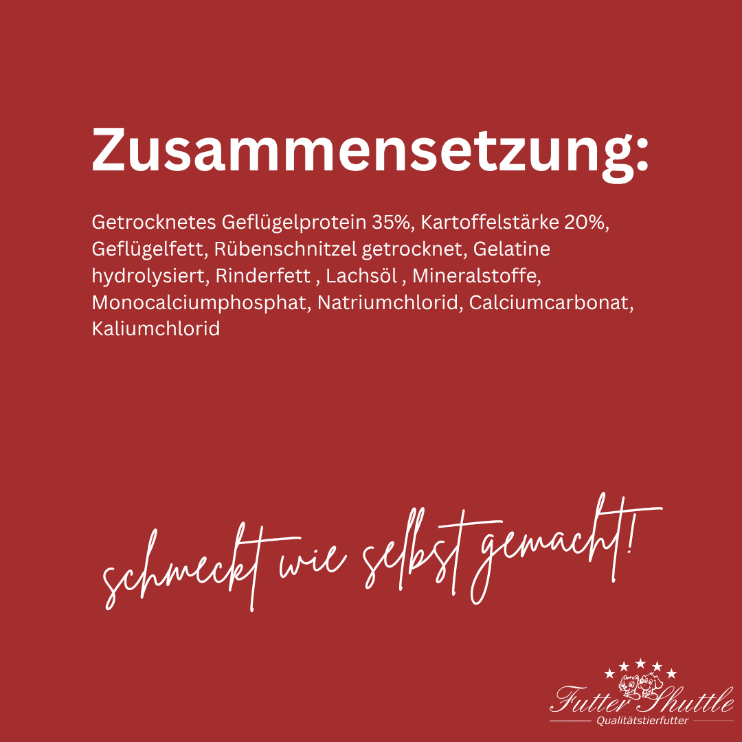 Getreidefries Hochproteinfutter - Geflügel & Kartoffel 15kg – für Sportaktive Hunde