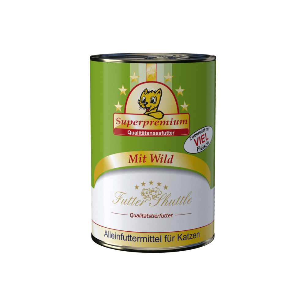 Nassfutter für Katzen Wild 400g – Hochwertiges Alleinfuttermittel in Spitzenqualität