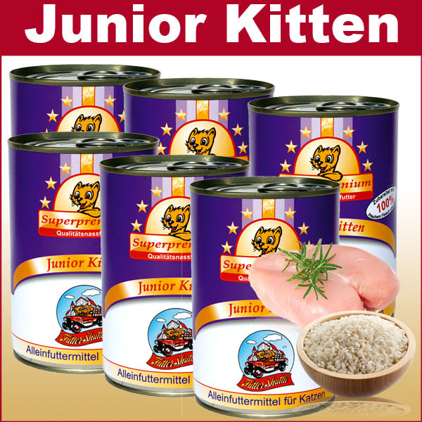 Probierpaket Kitten Trockenfutter und Nassfutter in höchster Güte.  Eines der hochwertigsten Kitten Trocken- und Nassfutter auf dem Markt!  Gönnen Sie Ihrer Katze ein Kittenfutter in Spitzenqualität.