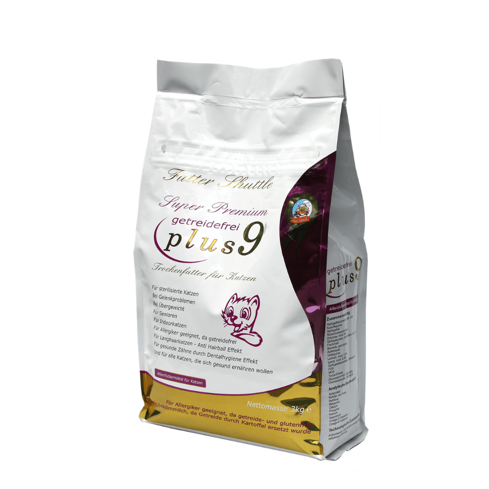 Katzenfutter ohne Getreide Plus 9 – Geflügel & Kartoffel