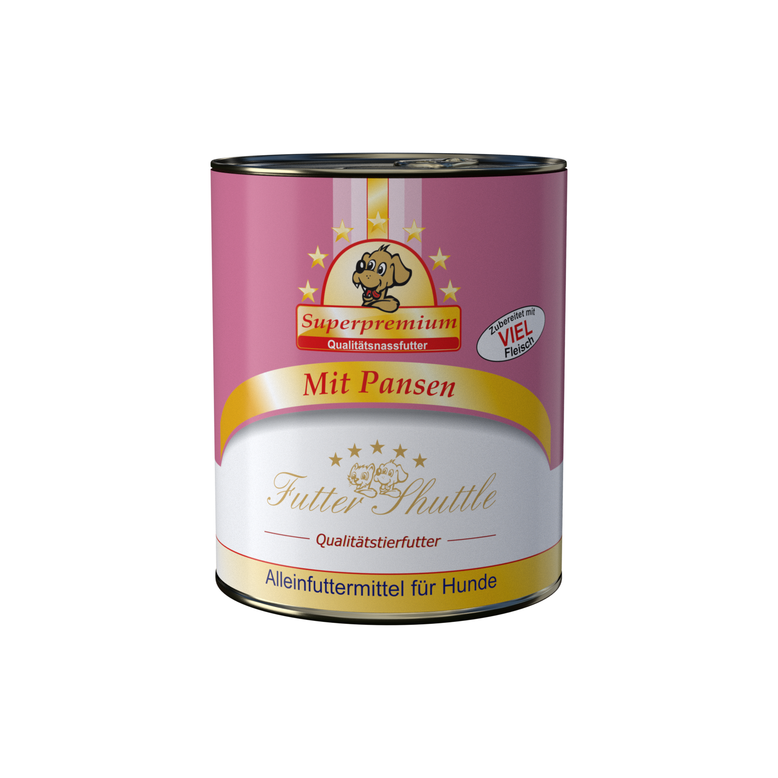 XXL Sparpack Hunde Nassfutter 108 × 800 g – Premium Metzgerqualität | Alleinfuttermittel für Hunde