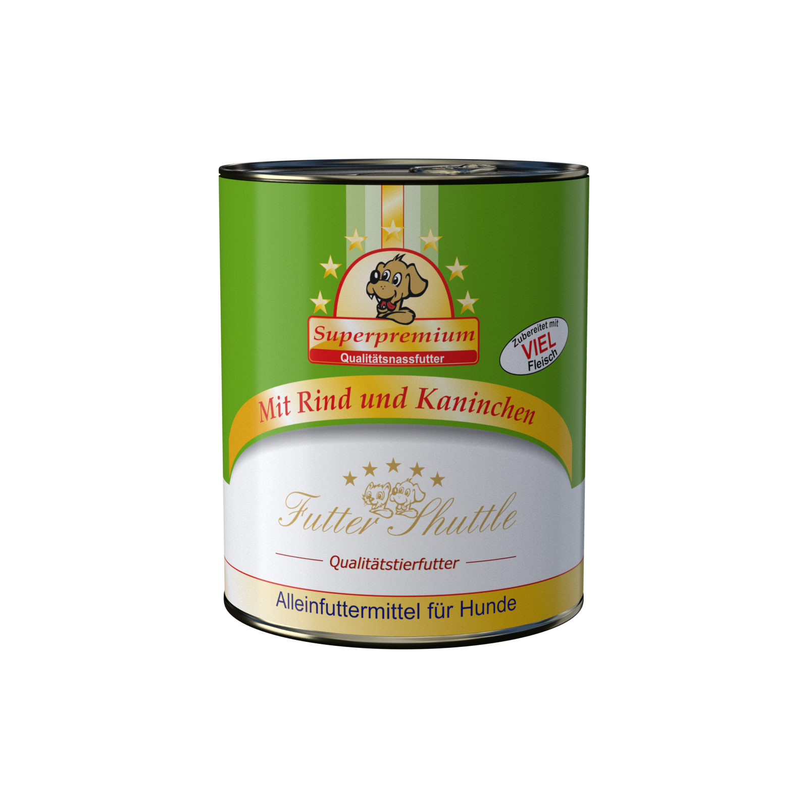 XXL Sparpack Hunde Nassfutter 108 × 800 g – Premium Metzgerqualität | Alleinfuttermittel für Hunde