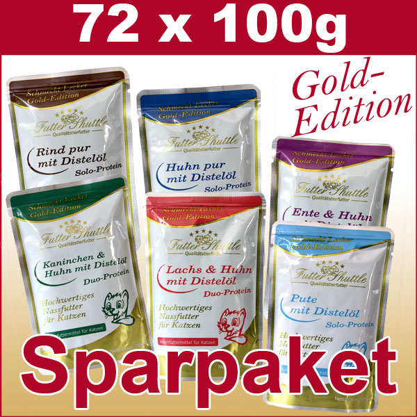 Katzenfutter Nassfutter im XXL Sparpaket. 