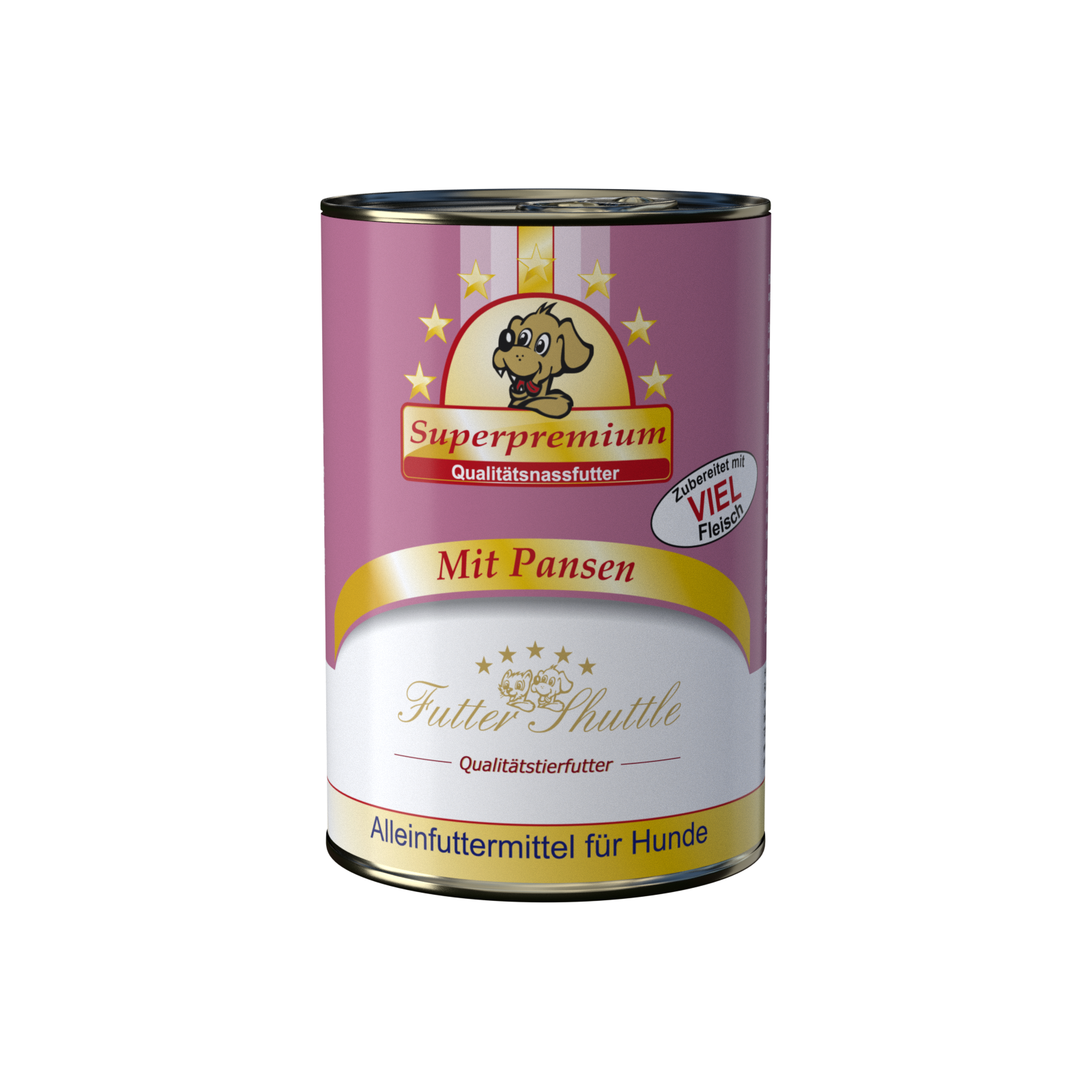 Angebot Hunde Nassfutter XL Sparpaket – Deutsches Metzger-Nassfutter Mix – 54 × 400 g Dosen