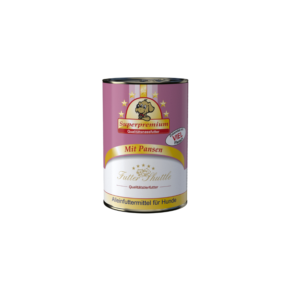 Angebot Hunde Nassfutter XL Sparpaket – Deutsches Metzger-Nassfutter Mix – 54 × 400 g Dosen