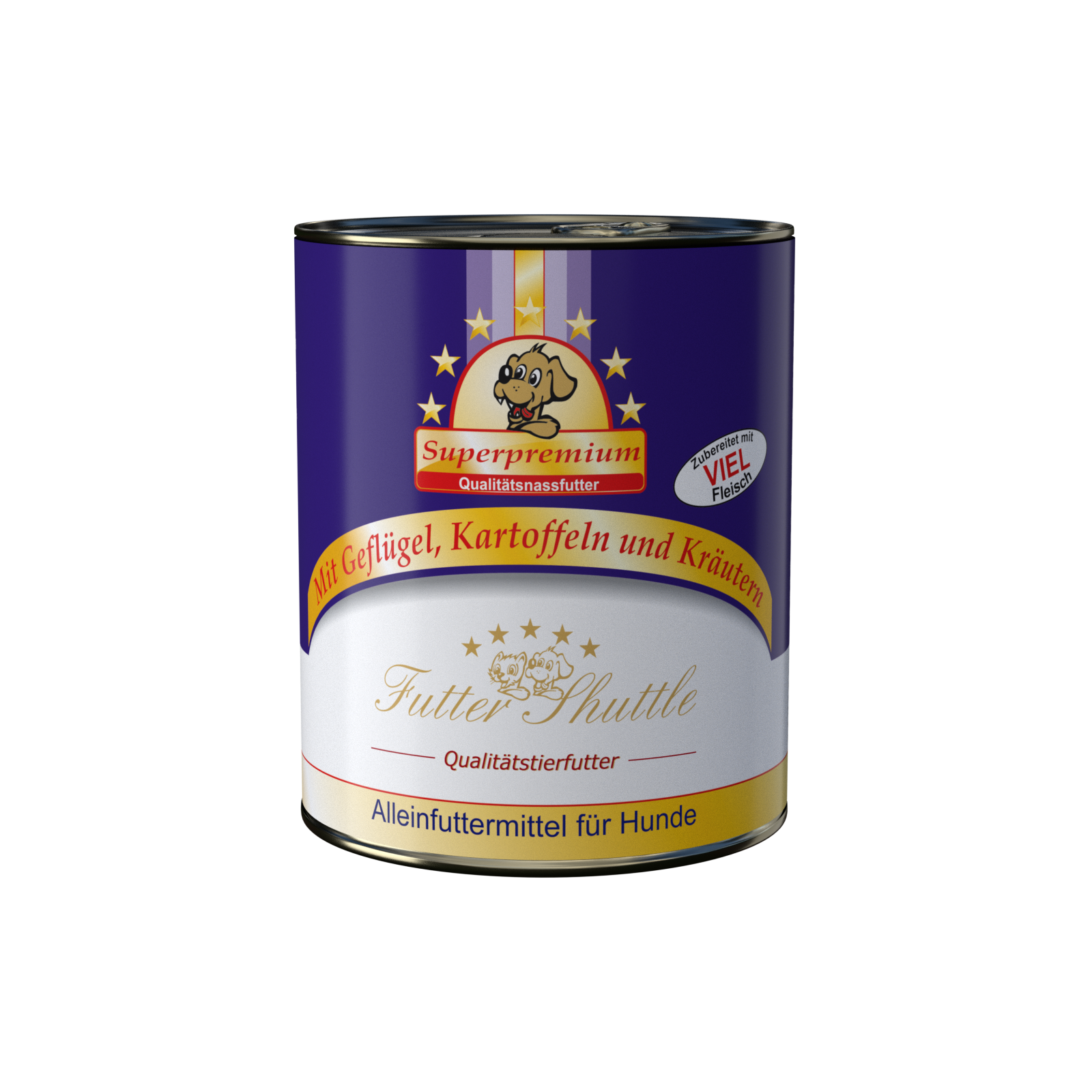 XXL Sparpack Hunde Nassfutter 108 × 800 g – Premium Metzgerqualität | Alleinfuttermittel für Hunde