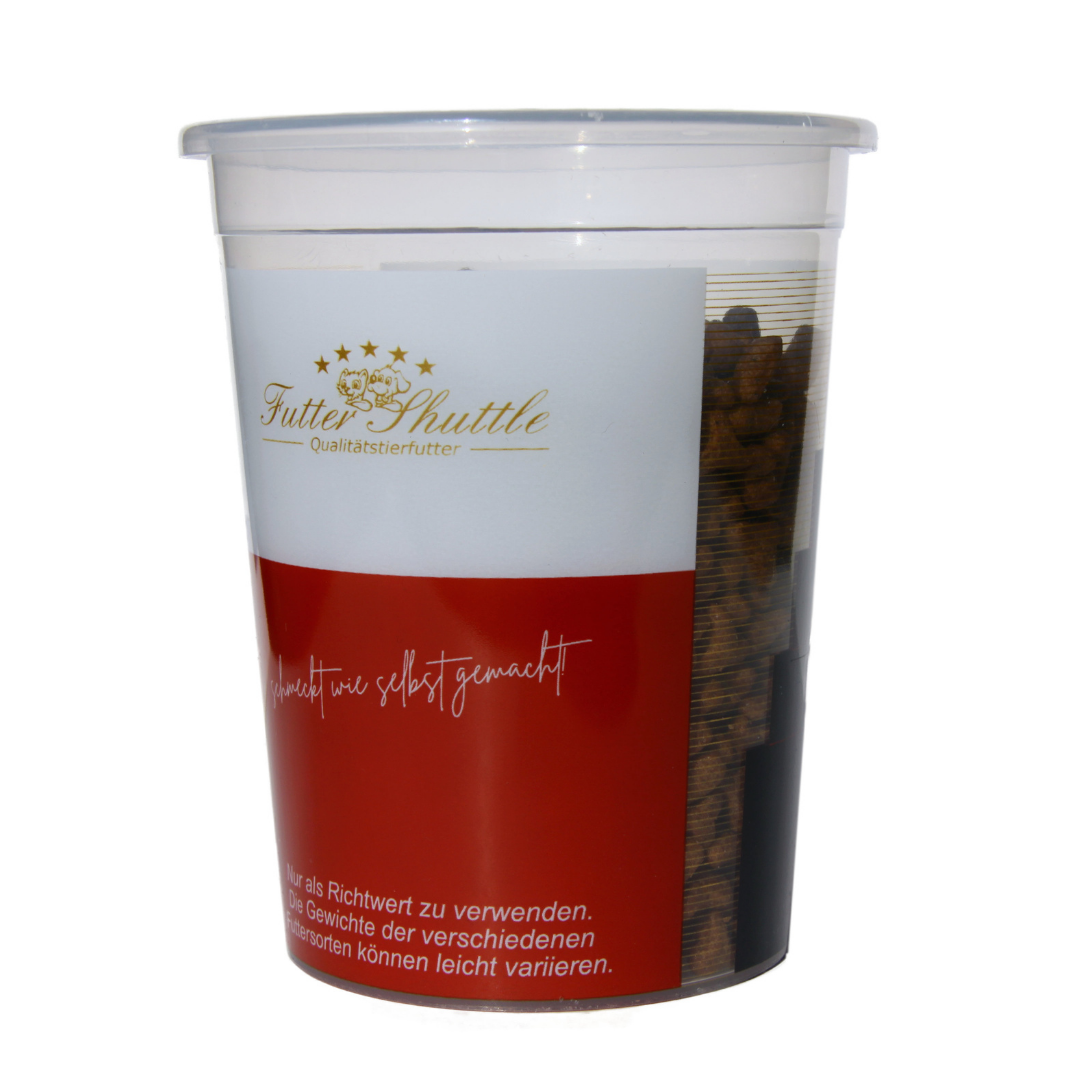 Futter Shuttle Messbecher 200g – Präzises Portionieren für Hunde- und Katzenfutter Futter Shuttle Messbecher 200g – Präzises Portionieren für Hunde- und Katzenfutter