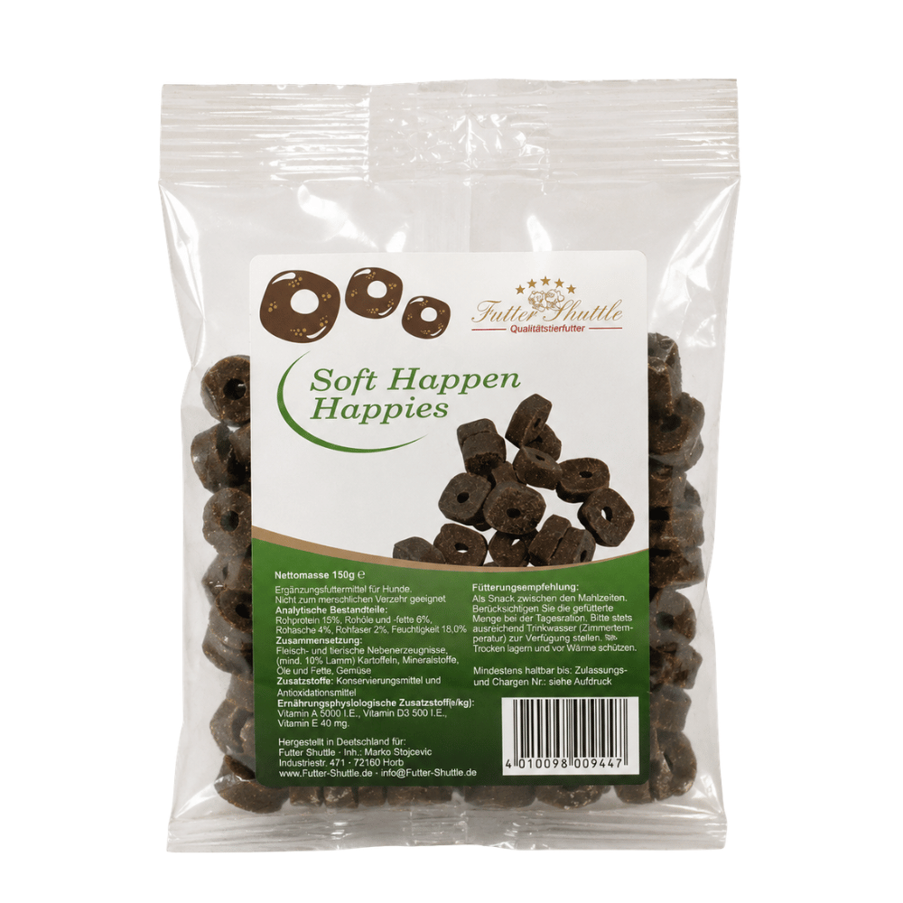 Soft Happen Hundesnack mit Lamm & Kartoffel – Getreidefrei – 150 g