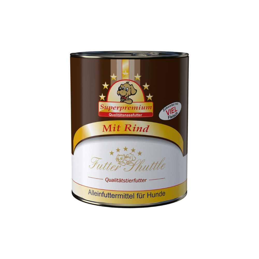 XXL Sparpack Hunde Nassfutter 108 × 800 g – Premium Metzgerqualität | Alleinfuttermittel für Hunde