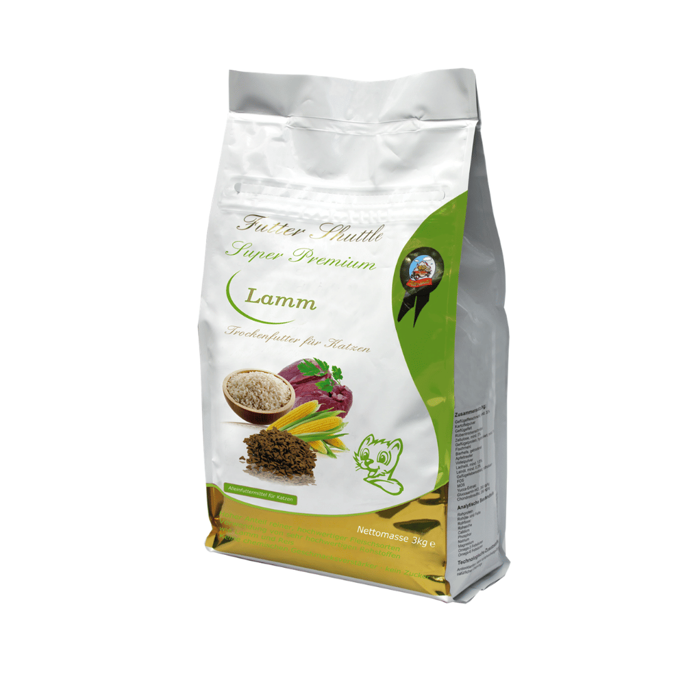 Katzen Trockenfutter Lamm Sensitiv – Magenschonendes Premium Katzentrockenfutter, 3 kg