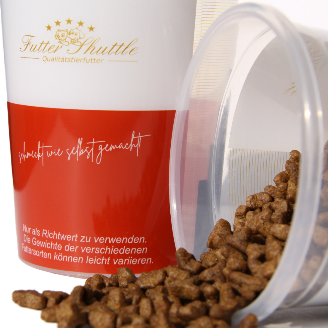 Futter Shuttle Messbecher 200g – Präzises Portionieren für Hunde- und Katzenfutter Futter Shuttle Messbecher 200g – Präzises Portionieren für Hunde- und Katzenfutter