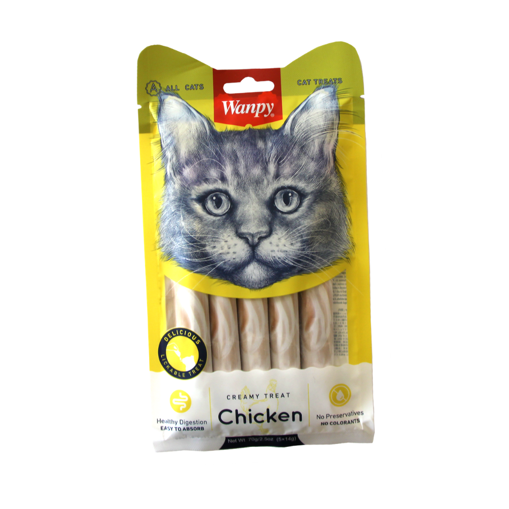 Leckere und hochwertige Paste mit Geflügel als Katzenleckerlie