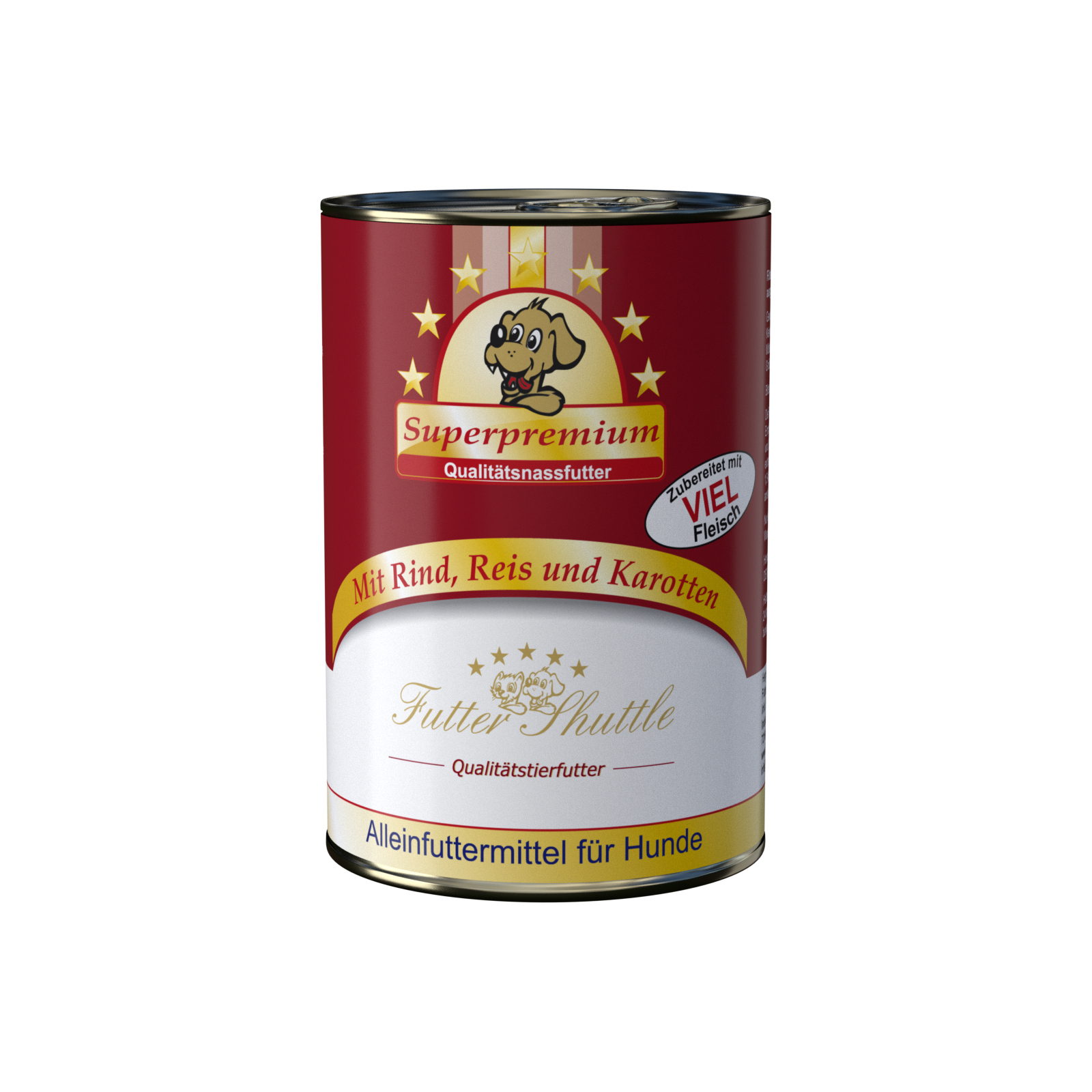Auswahl Hundefutter Nass | Rind mit Reis und Karotten 400g oder 800g -  Hochwertiges Nassfutter für Hunde
