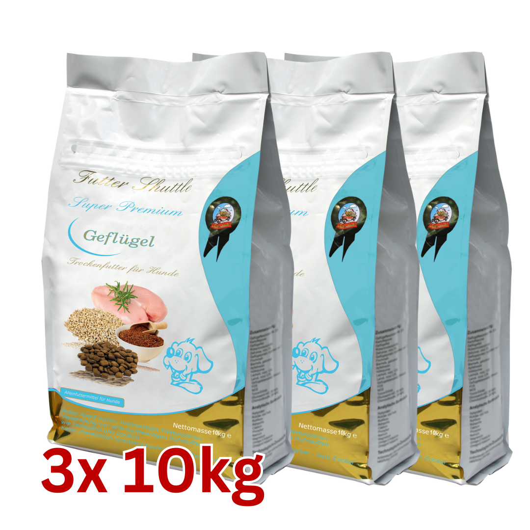 Hunde Trockenfutter Angebot | Sparpack mit 3 x 10kg