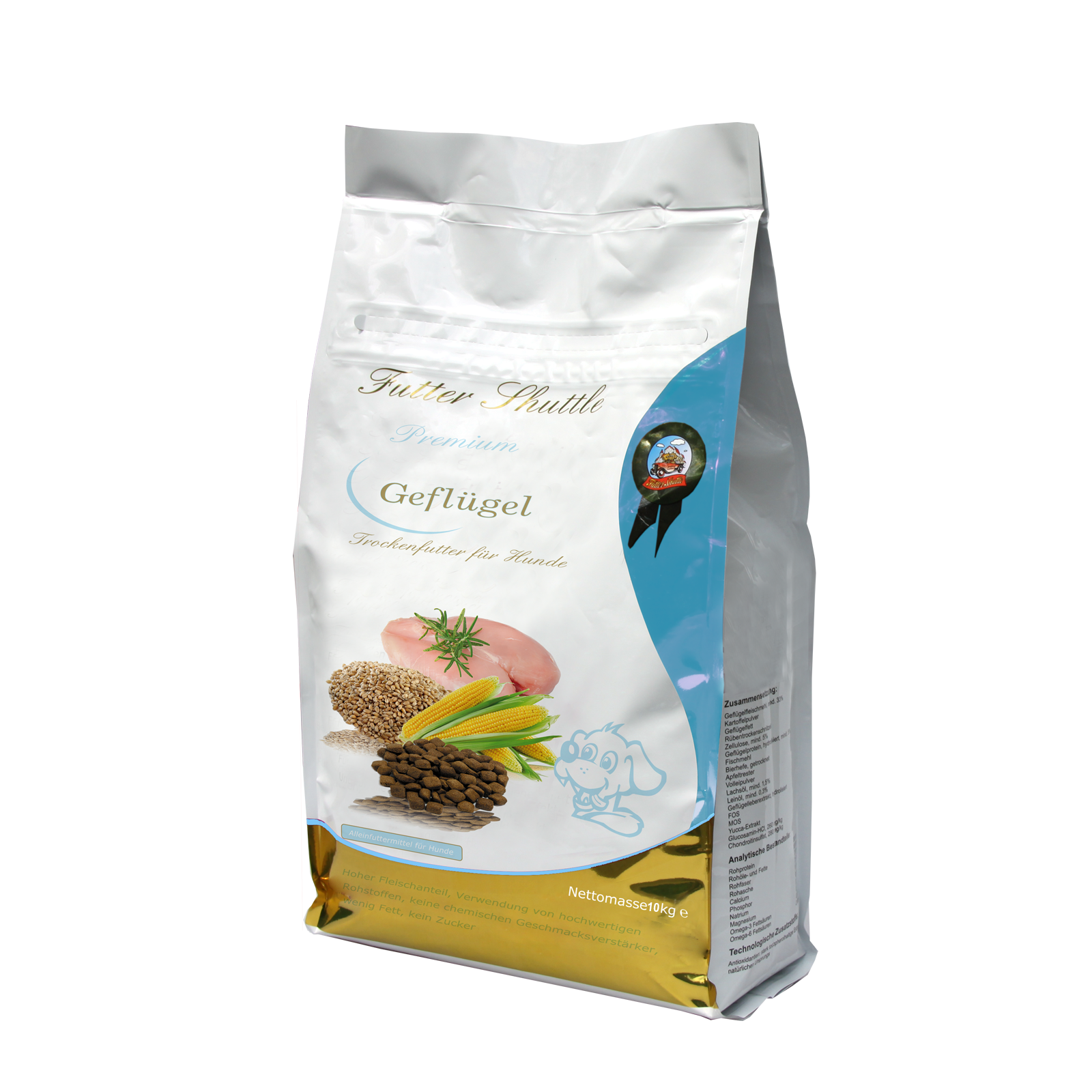 Premium Hundefutter mit Geflügel – 10 kg Super Premium Trockenfutter