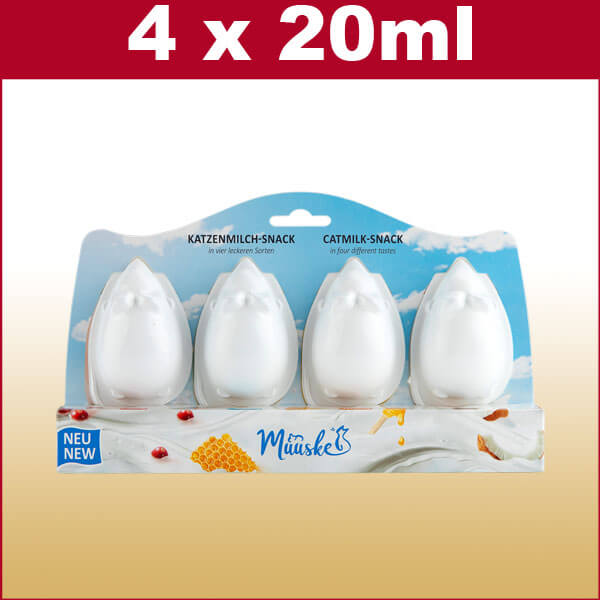 Katzenmilch Muuske im 4 er Set