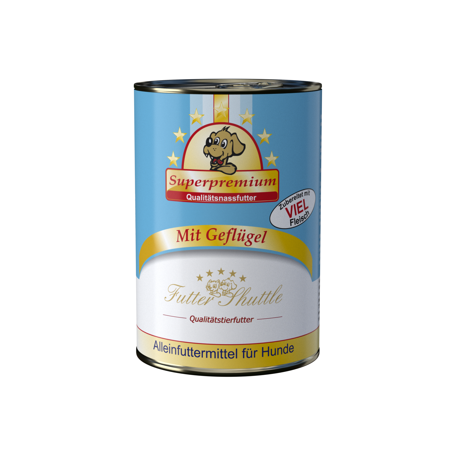 XXL Sparpaket Hunde Nassfutter – Deutsches Metzger-Nassfutter Mix – 108 × 400 g Dosen