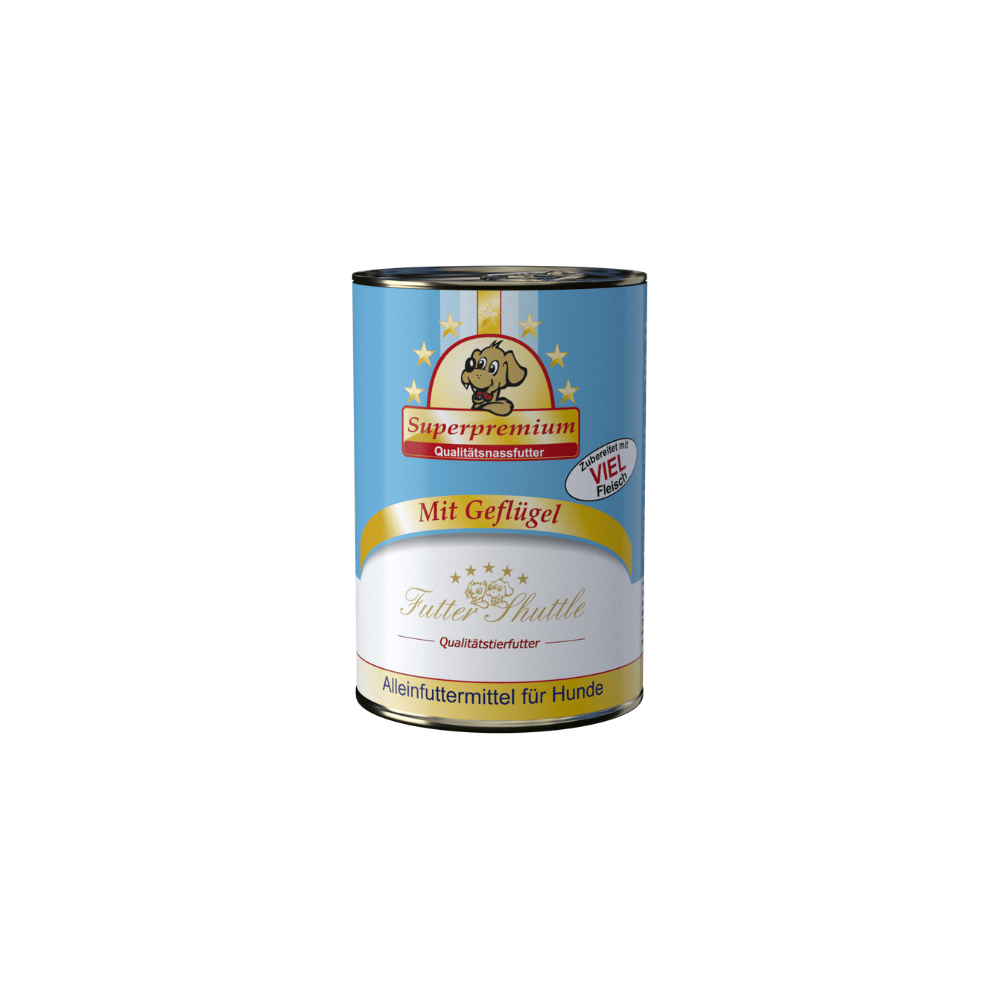 Angebot Hunde Nassfutter XL Sparpaket – Deutsches Metzger-Nassfutter Mix – 54 × 400 g Dosen