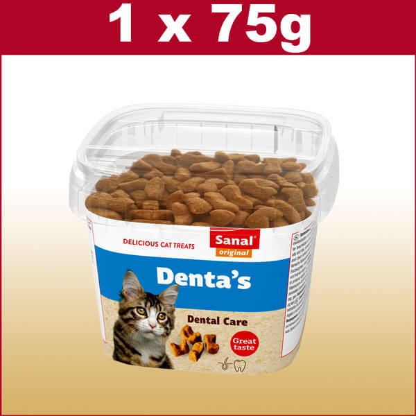 Katzen Snack Denta's   Leckere Dental Bites für Katzen 