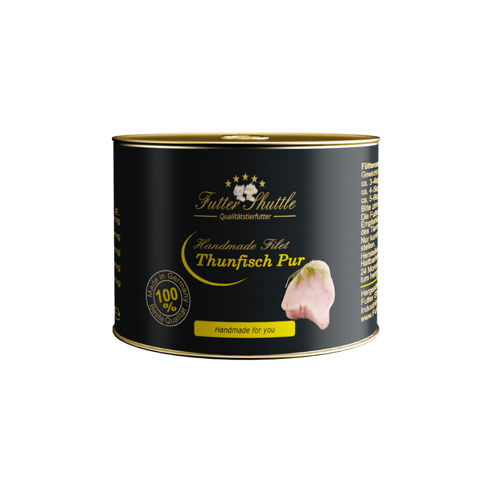 Katzen Nassfutter Filet Thunfisch Pur – Handmade Superfood aus der Filet Manufaktur