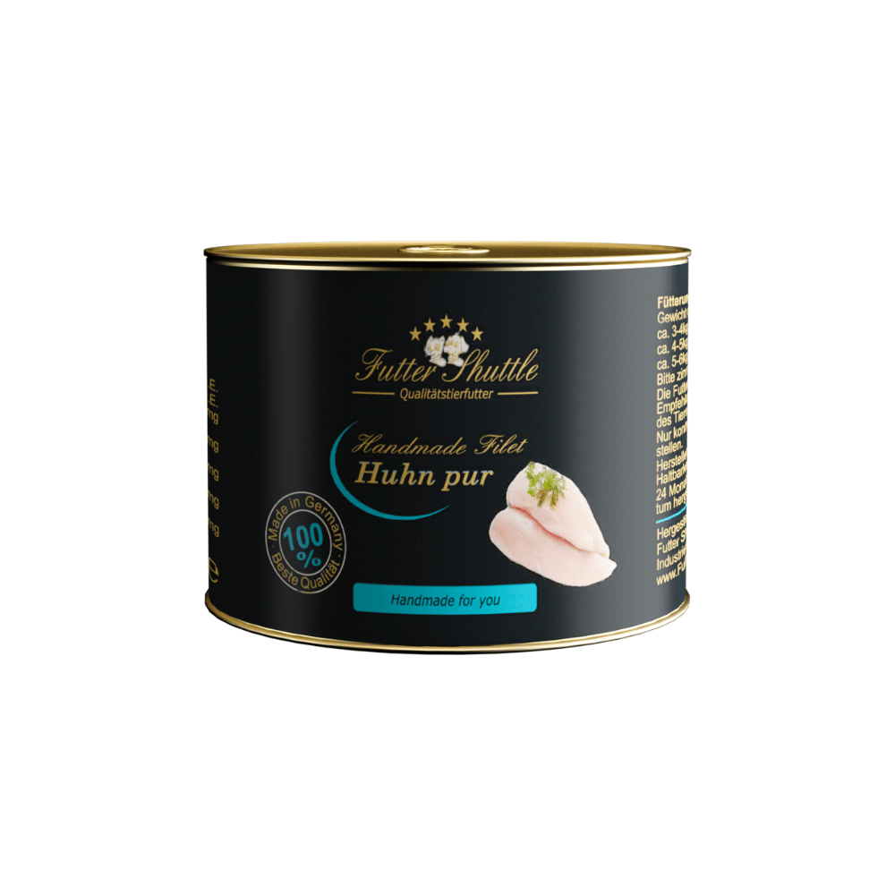 Katzen Nassfutter Filet Huhn Pur – Handmade Superfood aus der Filet Manufaktur